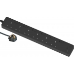 Schneider Electric 施耐德電氣 TSH36ACUSB_3_DG 13A六位安全拖板 (30W PD3.0 Type A+C/3米線) (石墨灰)